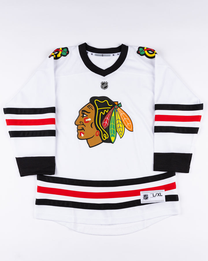 Youth Chicago Blackhawks Blank Away Replica Jersey