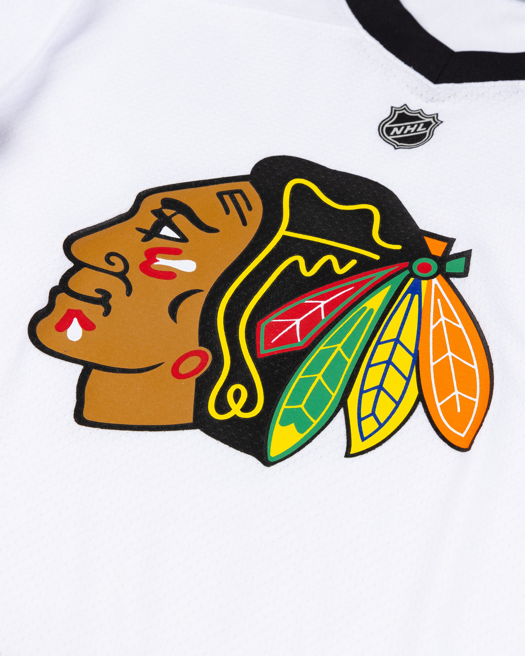 Youth Chicago Blackhawks Blank Away Replica Jersey