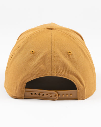 camel '47 brand adjustable cap with tonal Chicago Blackhawks primary logo embroidered on front - back lay flat