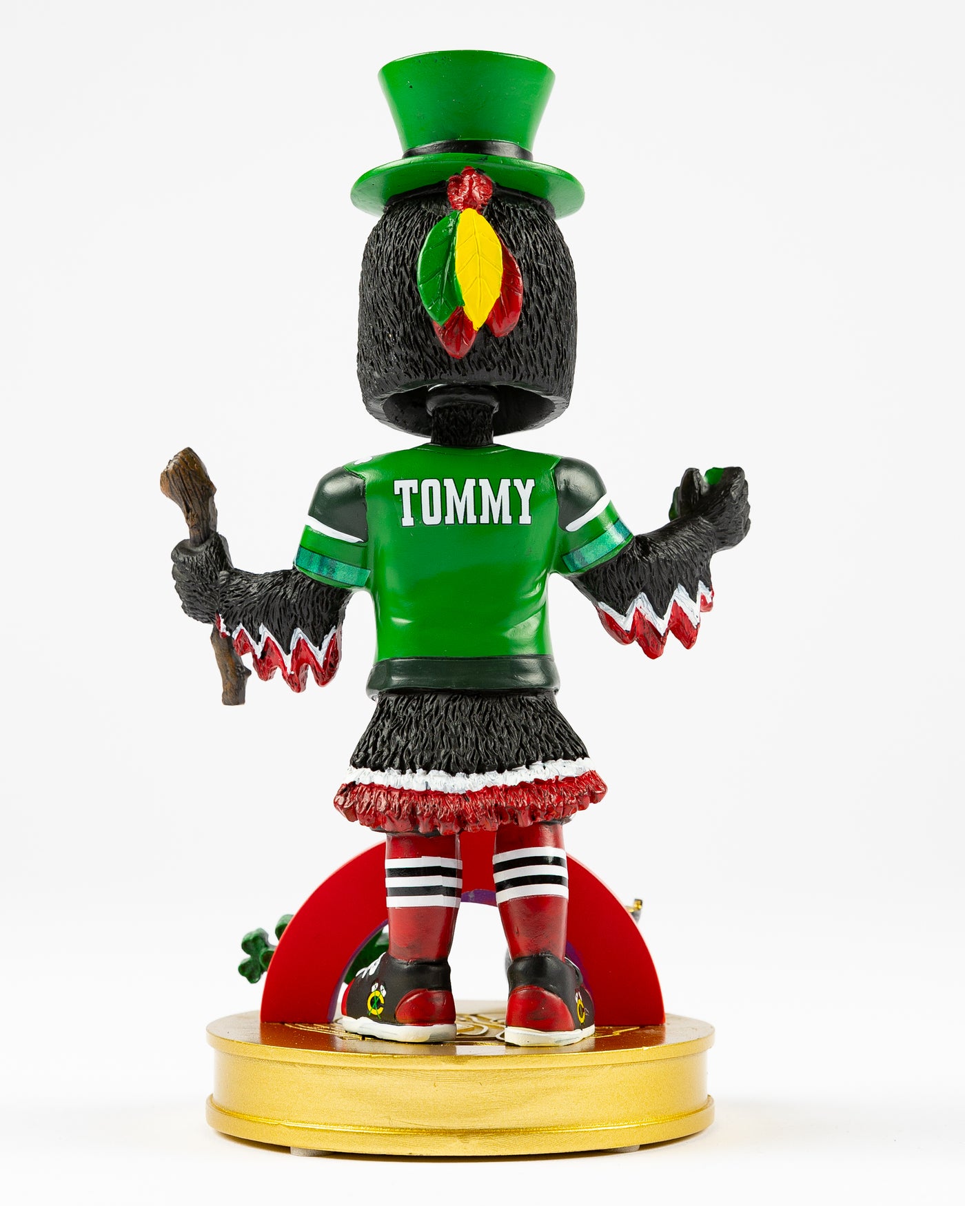 Chicago Blackhawks Tommy Hawk St. Patrick' Day Bobblehead