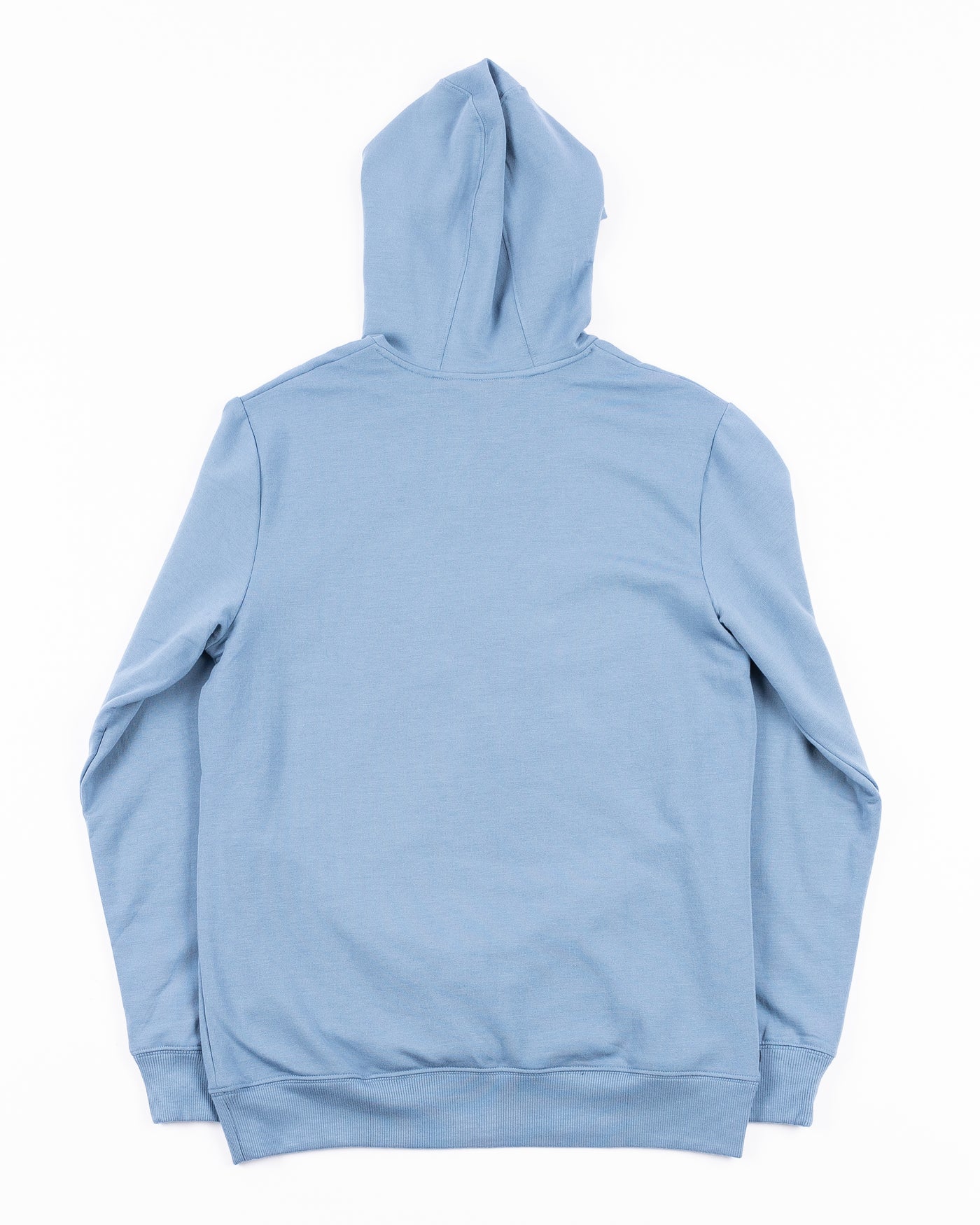 light blue TravisMathew hoodie with Chicago Blackhawks tonal primary logo embroidered on left chest - back lay flat