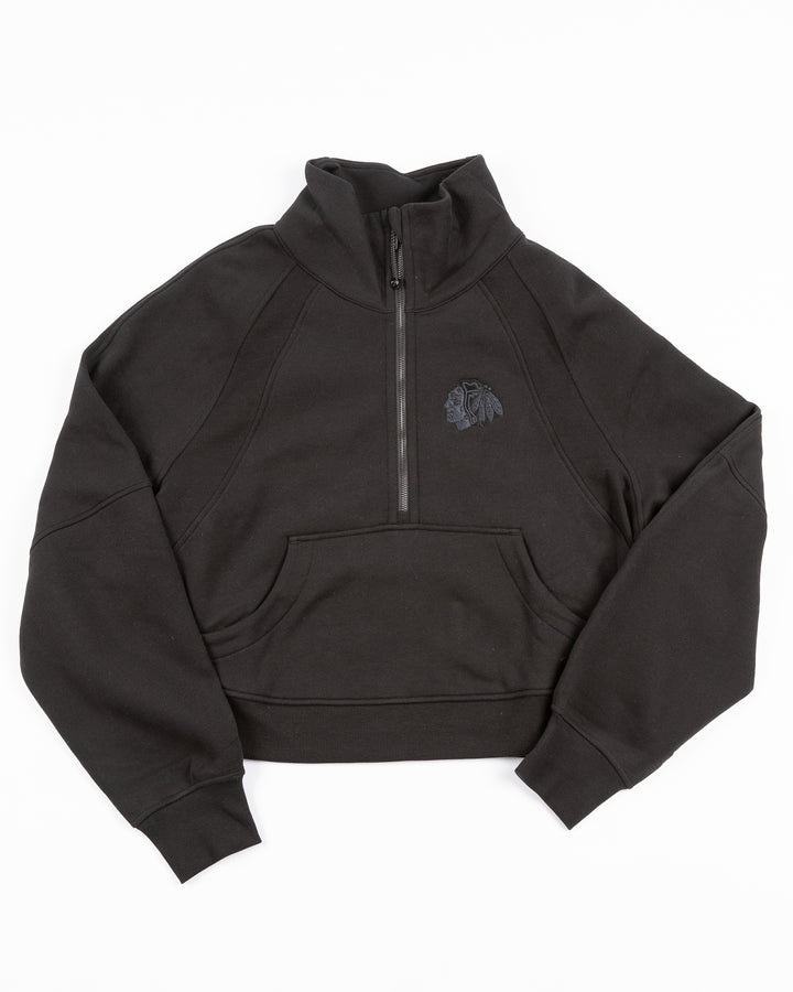 lululemon Chicago Blackhawks Scuba Oversized Funnel-Neck Half Zip