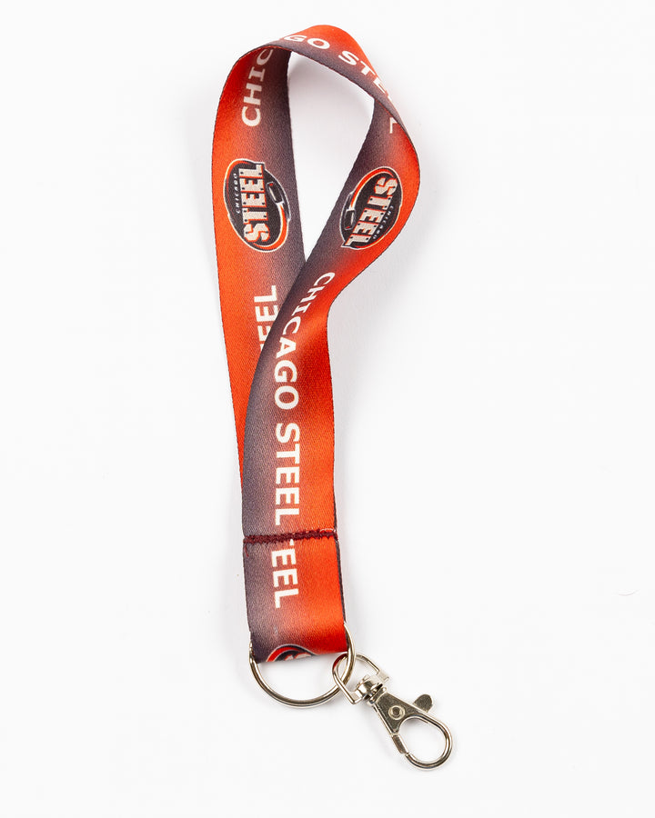 keystrap with Chicago Steel decal - back lay flat