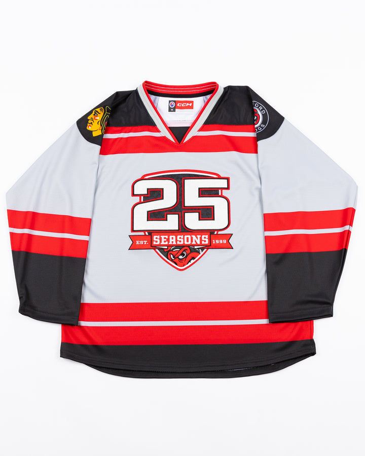 CCM Rockford IceHogs 25th Anniversary Jersey