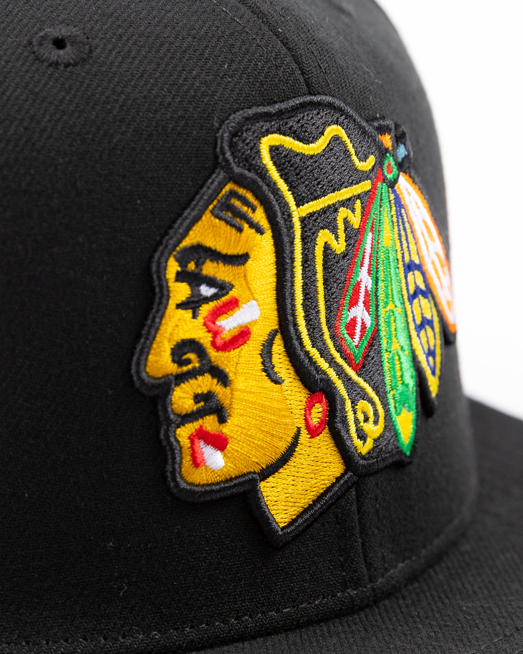 Casquette chapeau Chicago Blackhawks strapback noir New Era 2015 Casquette chapeau Chicago Blackhawks strapback noir New Era 2015