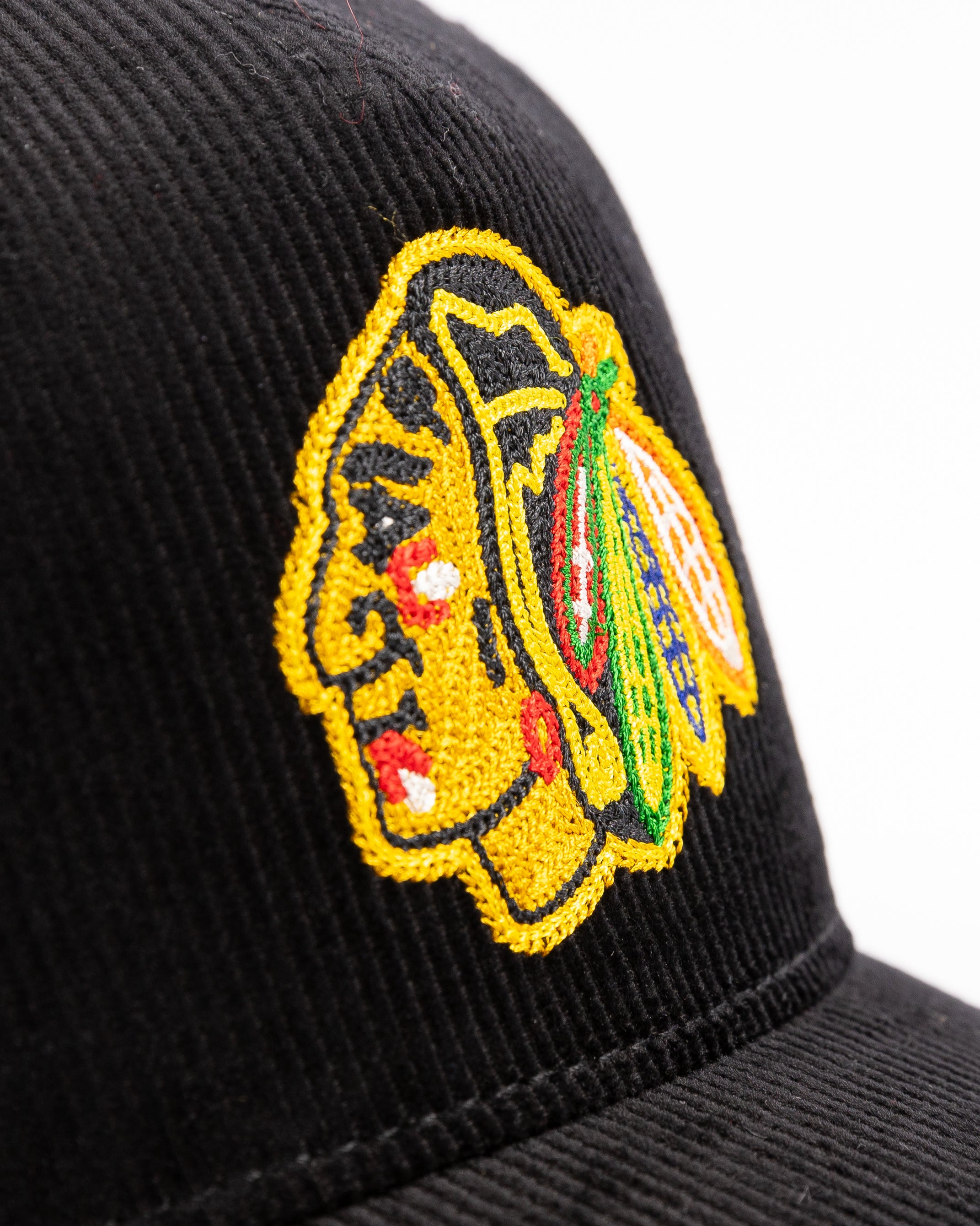 Vintage Corduroy shops Chicago Blackhawks Snapback Hat