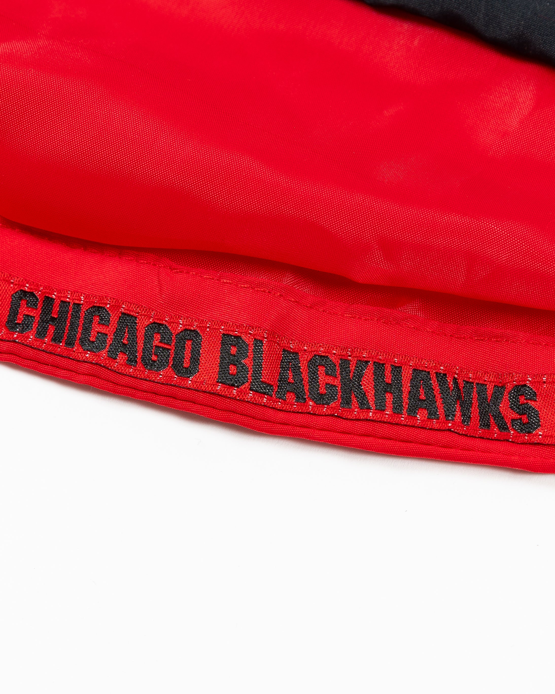 Colosseum Chicago Blackhawks Reloaded Half Zip Anorak Jacket