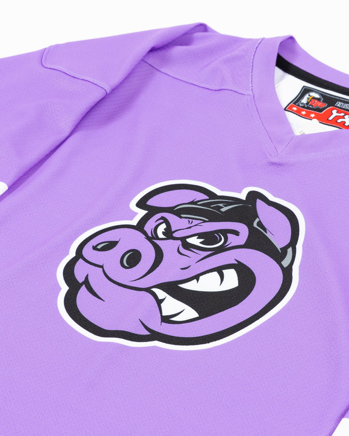 Youth CCM Rockford IceHogs Purple Sublimated Jersey