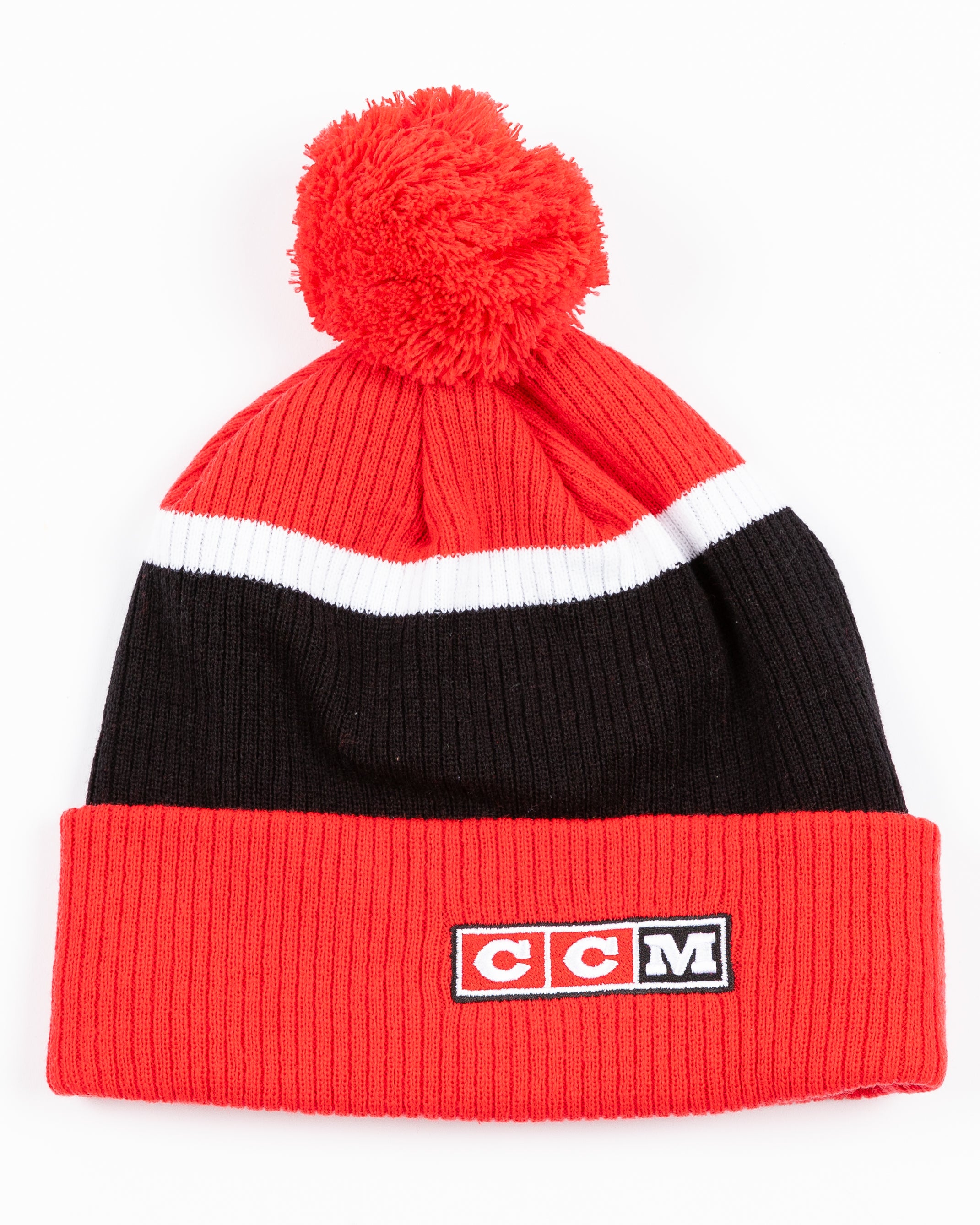 CCM Chicago Blackhawks Throwback Pom Knit Hat – CBH Shop