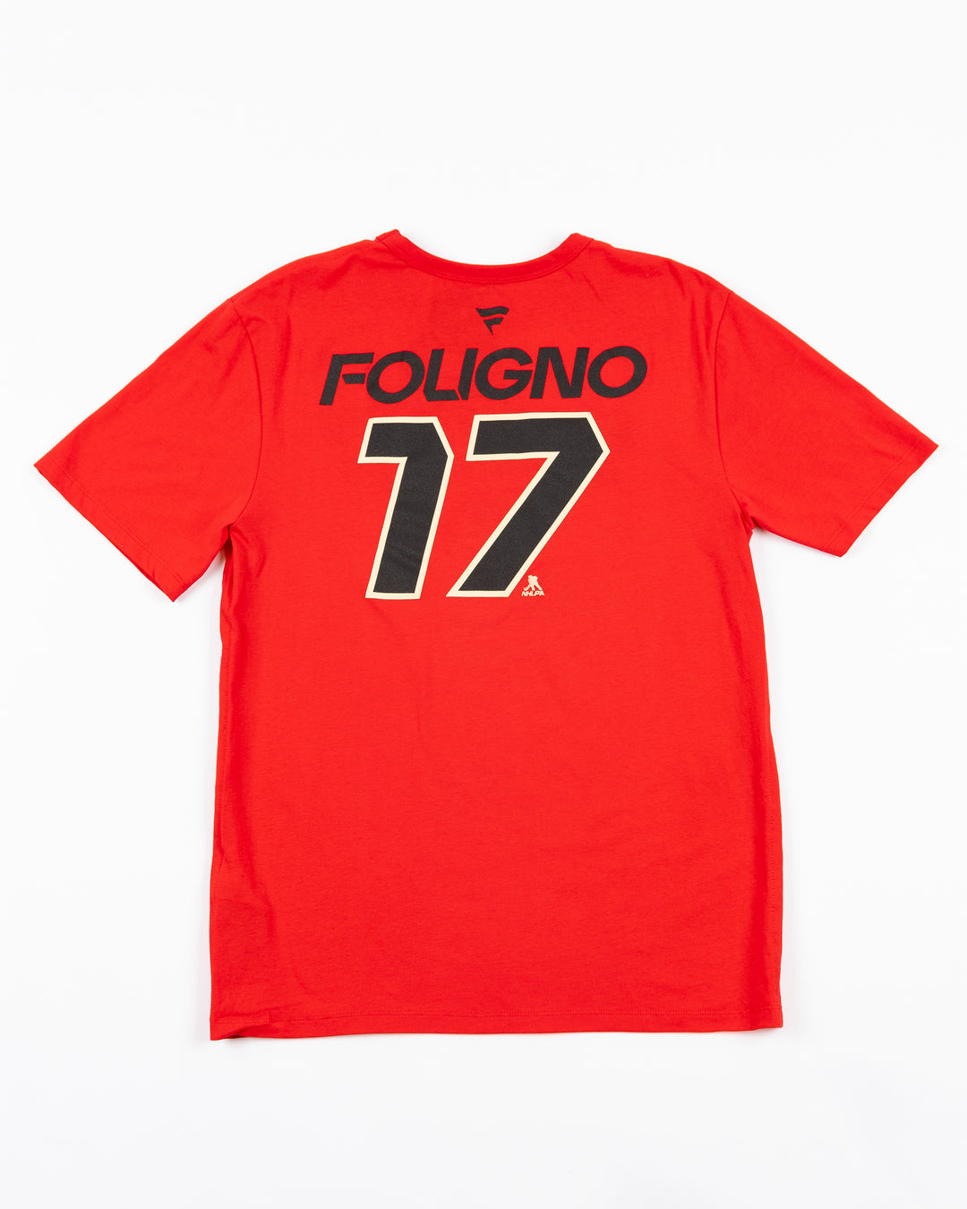 Fanatics Winter Classic Nick Foligno player name and number tee - back lay flat