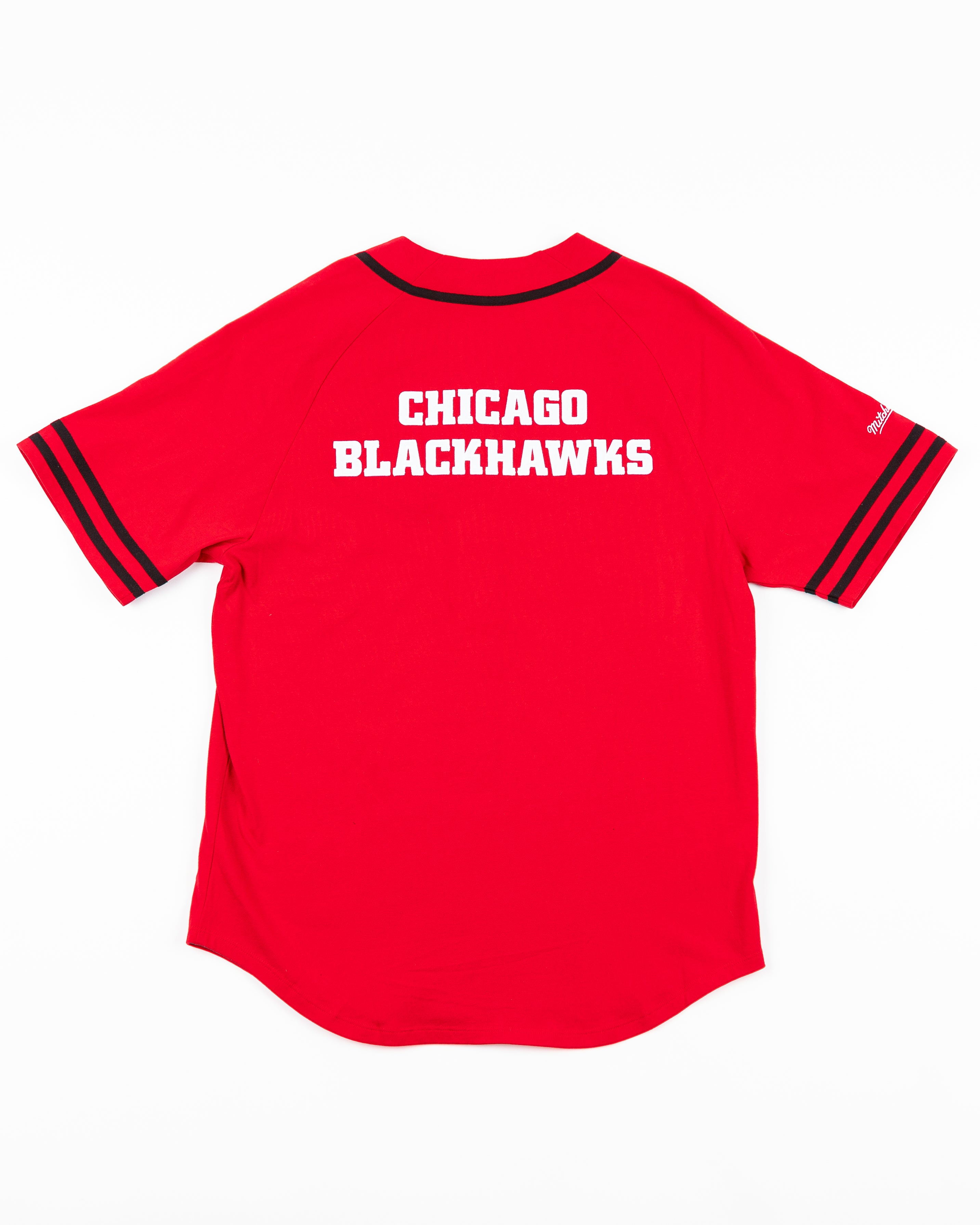 Mitchell & Ness Chicago Blackhawks Button Primary Shirt – CBH Shop