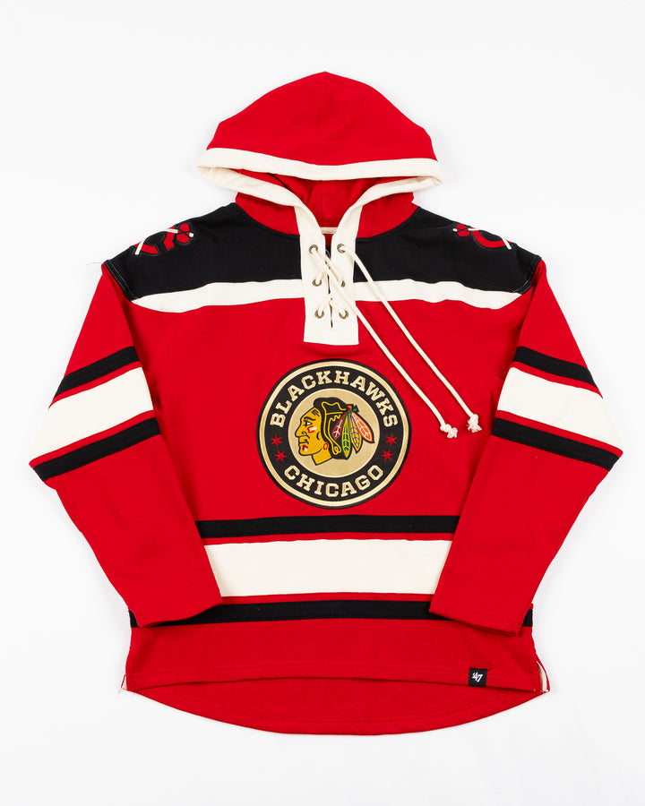 '47 Winter Classic Chicago Blackhawks Lace Jersey Hood