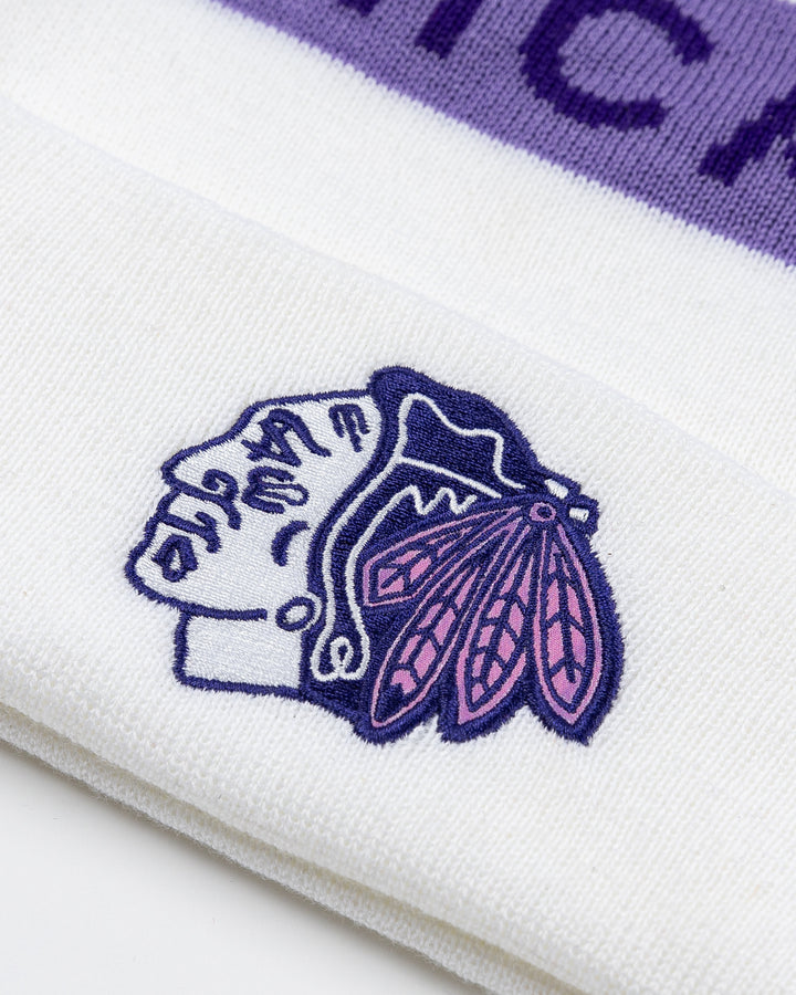 Fanatics Chicago Blackhawks Hockey Fights Cancer Beanie