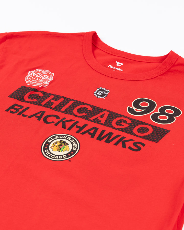 Fanatics Winter Classic Chicago Blackhawks Connor Bedard Player Tee