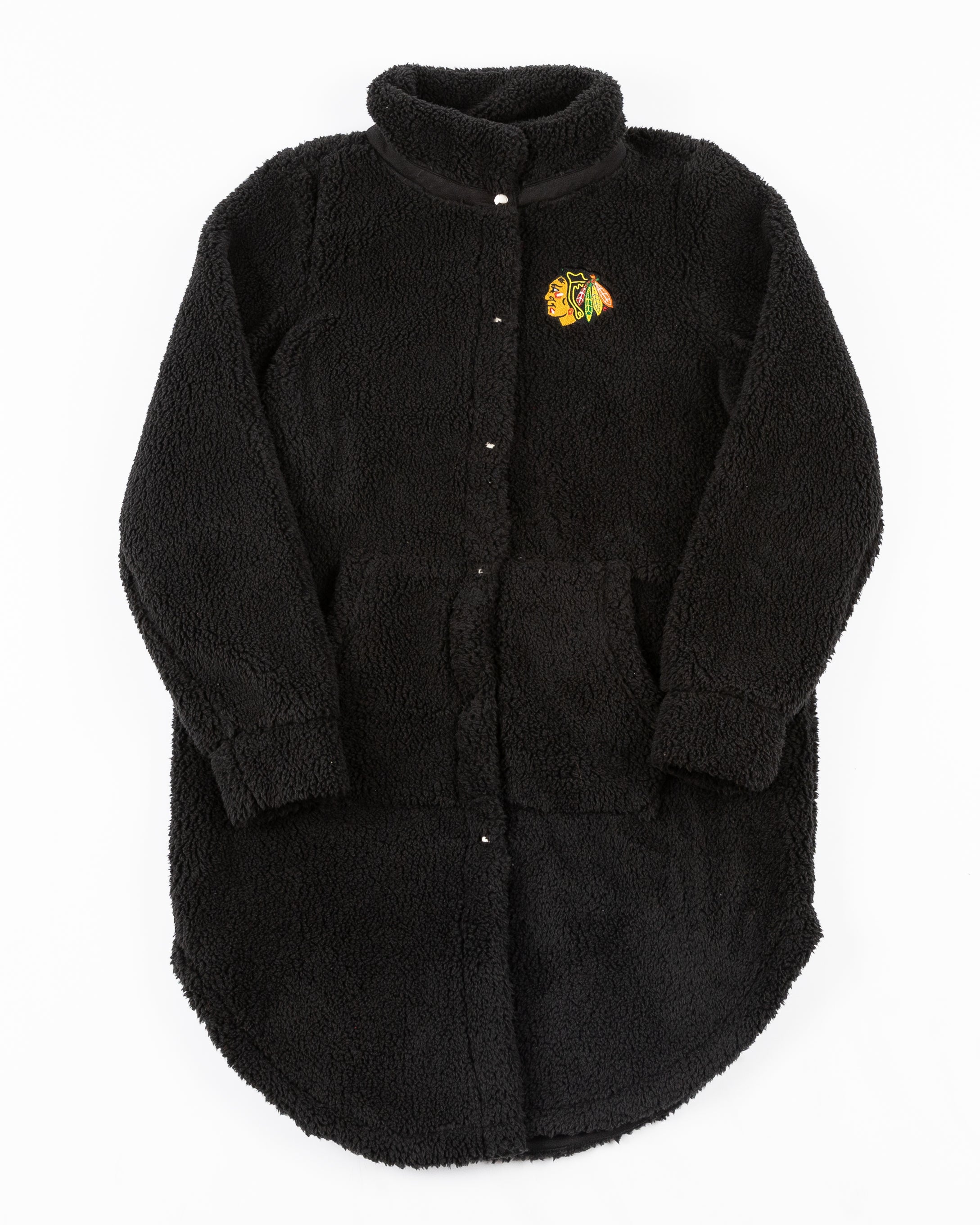 Zoozatz Ladies Chicago Blackhawks Sherpa Shacket – CBH Shop