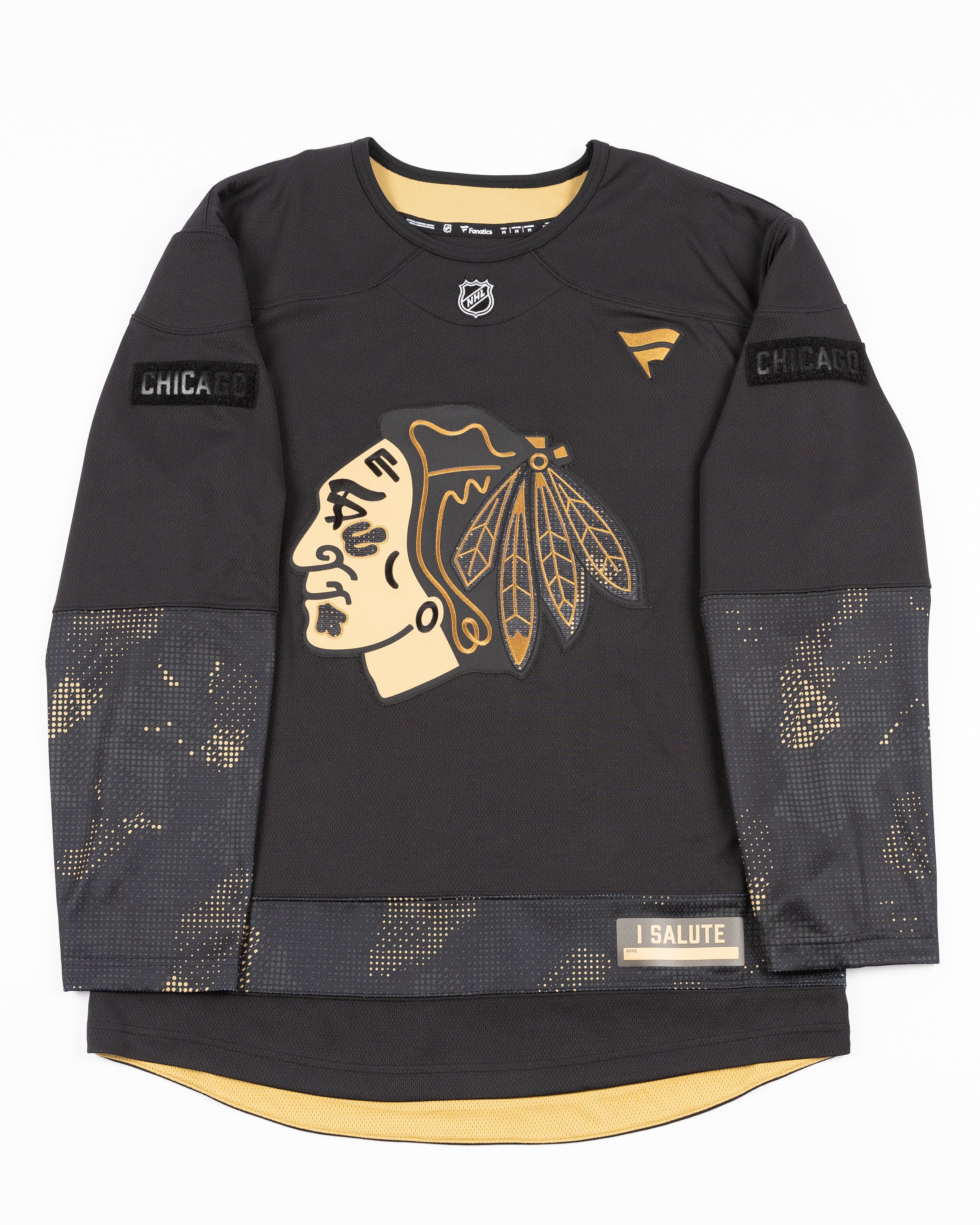 Fanatics Chicago Blackhawks Military Appreciation Practice Jersey