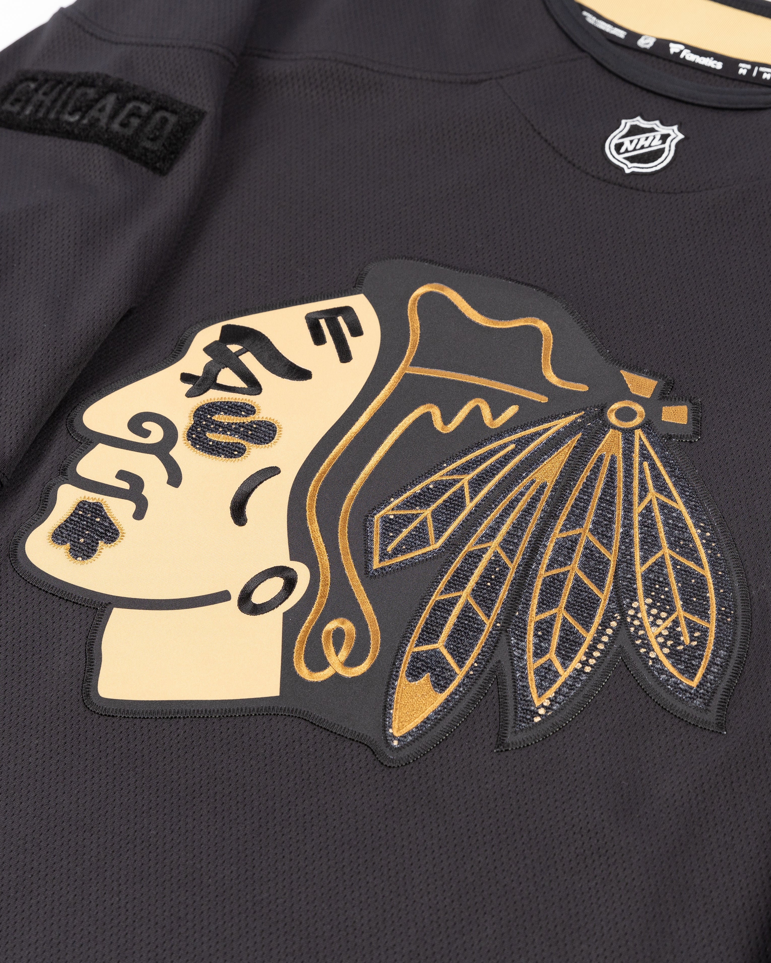 Blackhawks military jersey deals