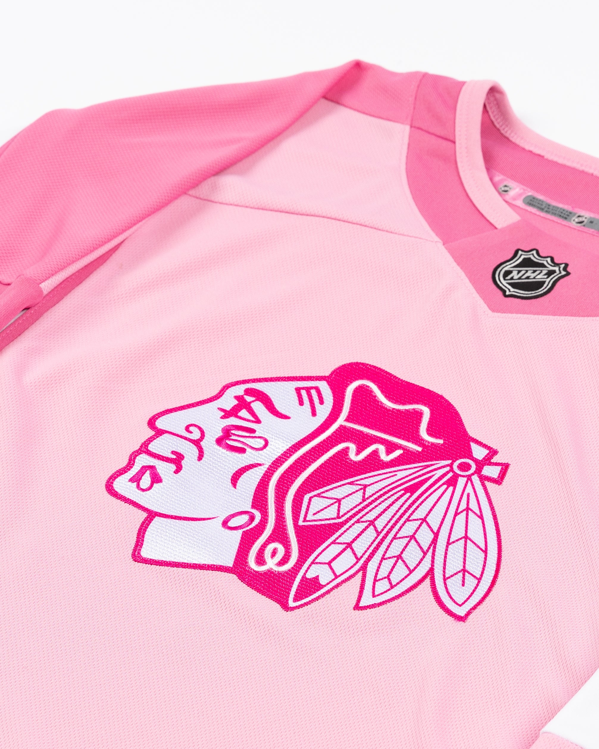 Infant Chicago Blackhawks Pink Replica Jersey