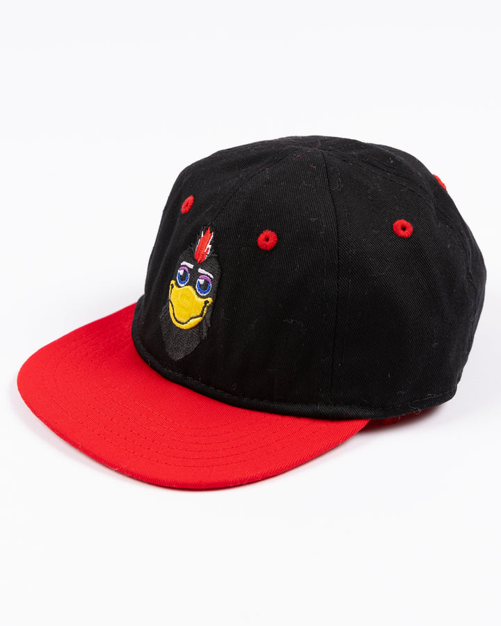 Infant Chicago Blackhawks Black Tommy Hawk Slouch Hat