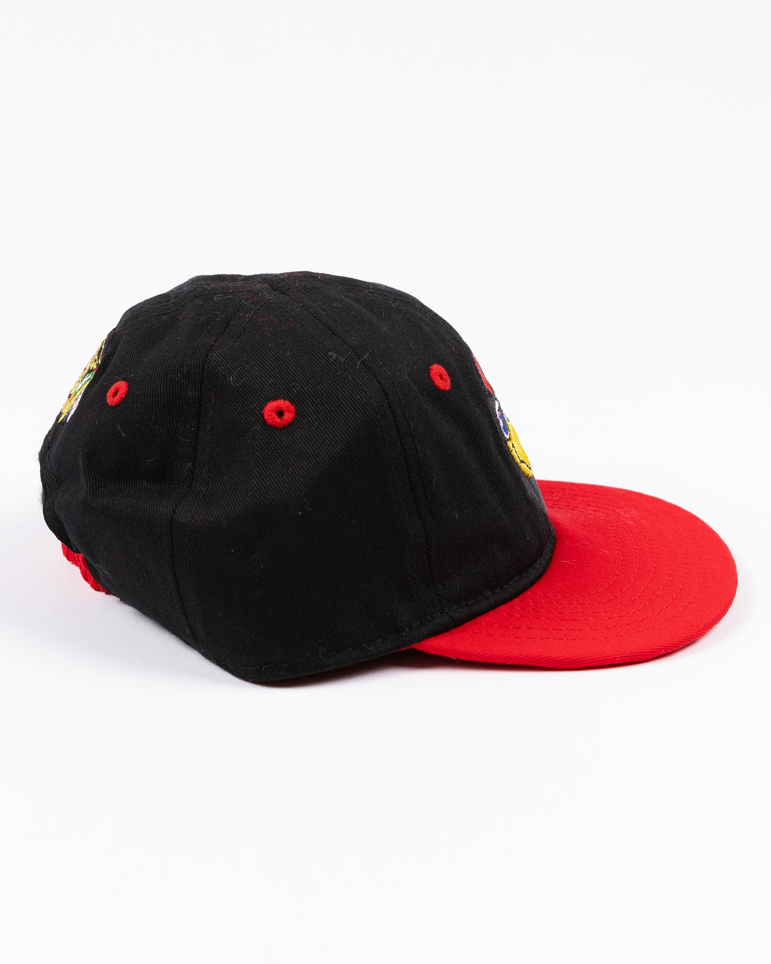 Infant Chicago Blackhawks Black Tommy Hawk Slouch Hat