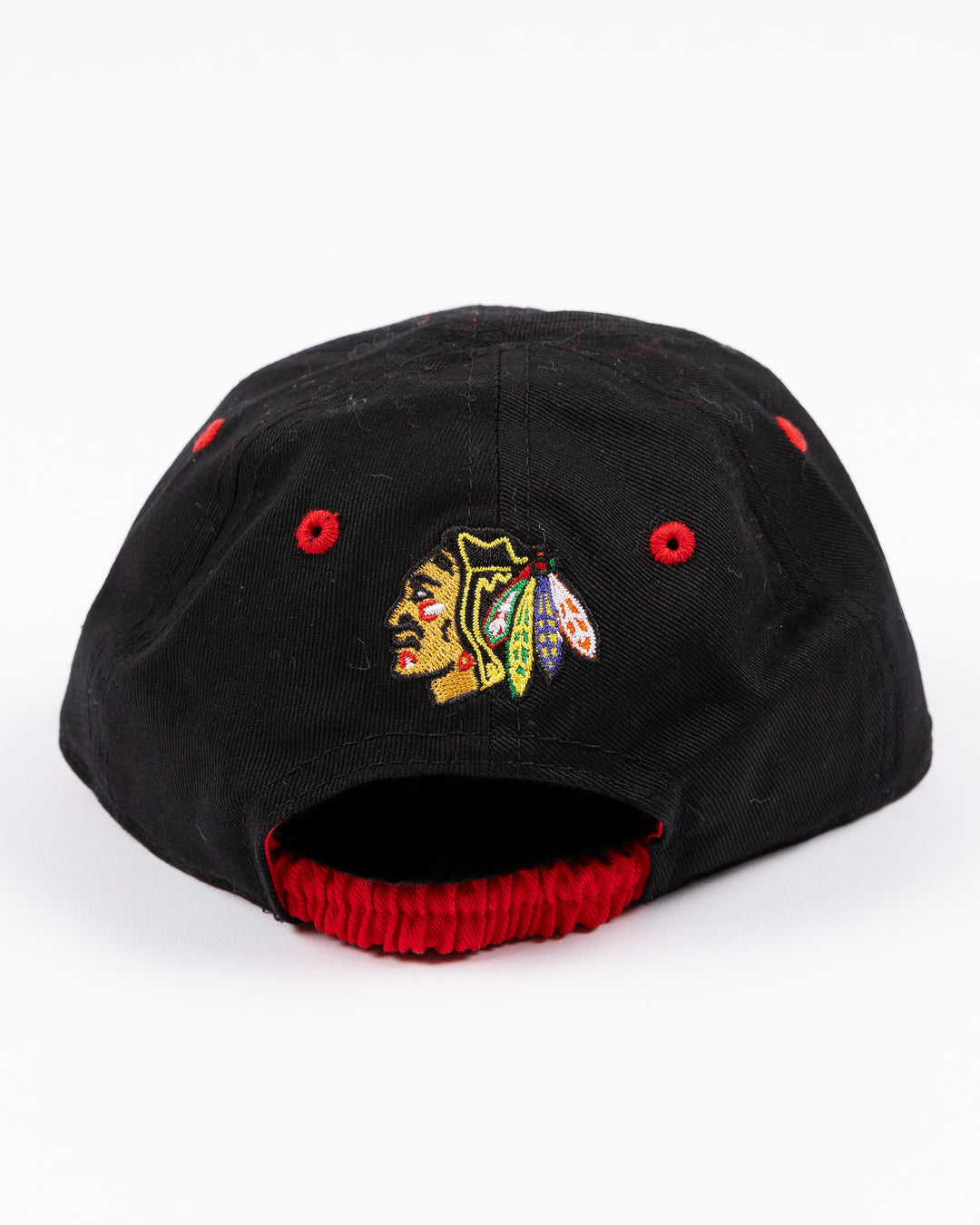 Infant Chicago Blackhawks Black Tommy Hawk Slouch Hat