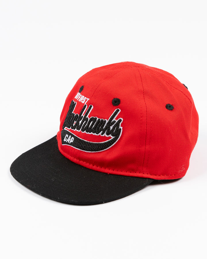 Infant Chicago Blackhawks Red My First Tail Sweep Slouch Flex Hat