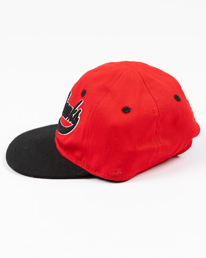 Infant Chicago Blackhawks Red My First Tail Sweep Slouch Flex Hat