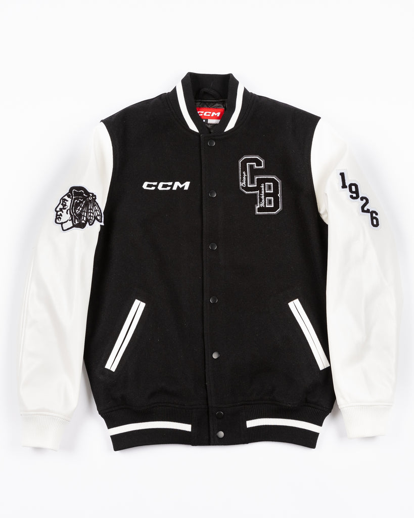 CCM Chicago Blackhawks Premium Varsity Jacket – CBH Shop