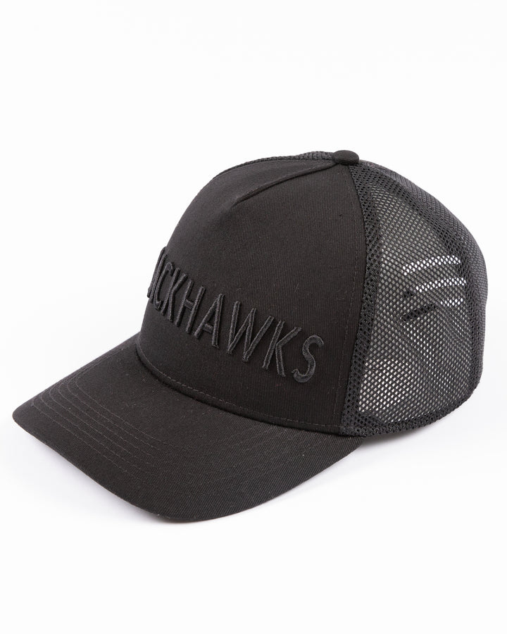 Line Change Chicago Blackhawks Team Trucker Black Cap