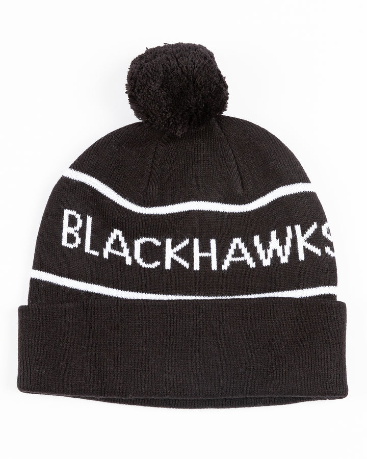 Line Change Chicago Blackhawks Pom Toque