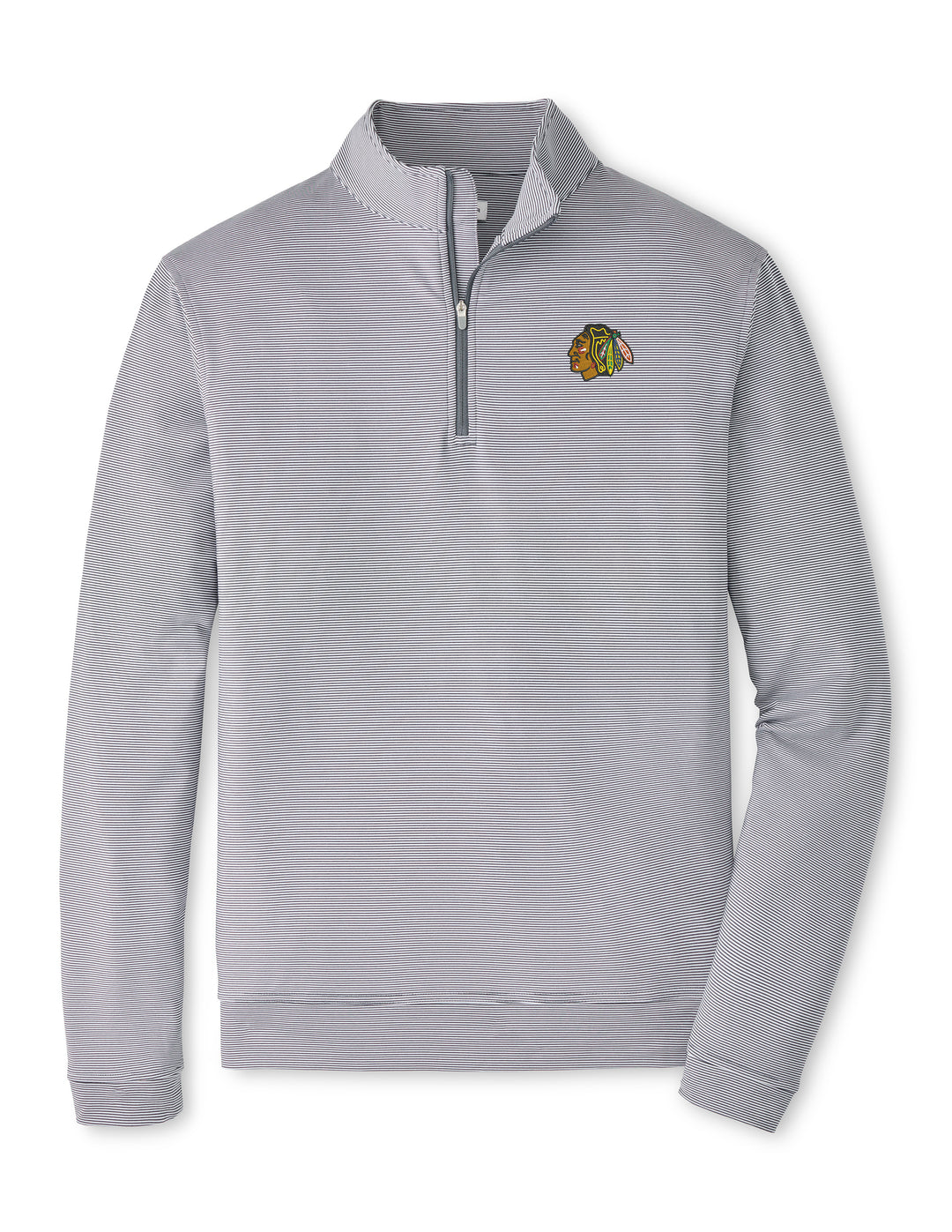 Peter Millar Chicago Blackhawks Perth Sugar Stripe Quarter-Zip