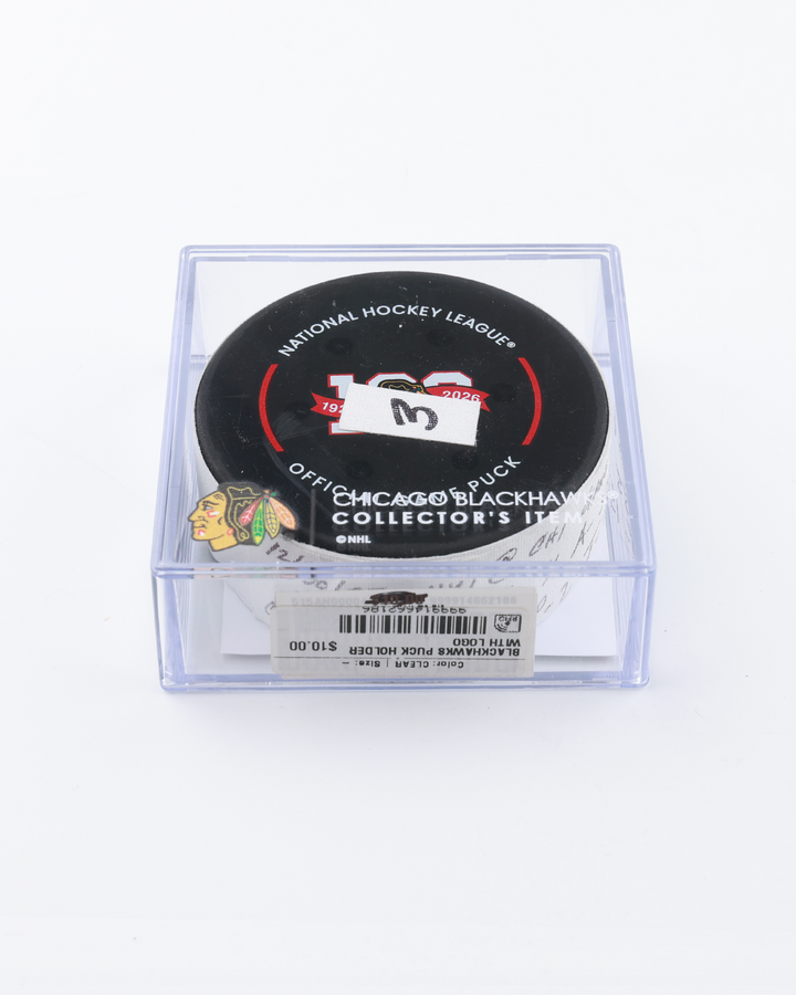 Teuvo Teravainen Game-Used Goal Puck 12/30/2025 23871