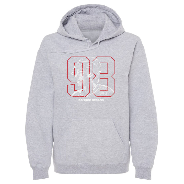 Connor Bedard Chicago Overlay WHT