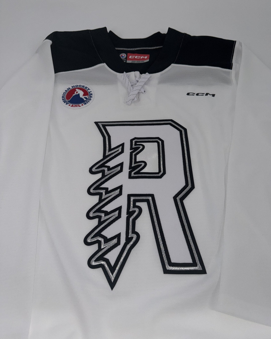 CCM Rockford IceHogs "R" Screw City White Fan Jersey
