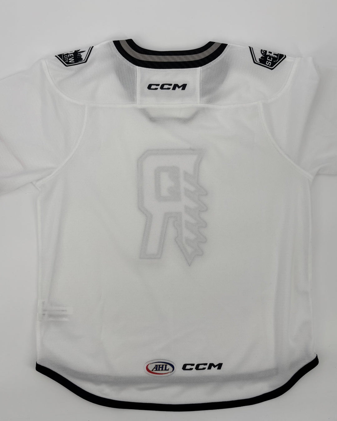 CCM Rockford IceHogs "R" Screw City White Replica Jersey