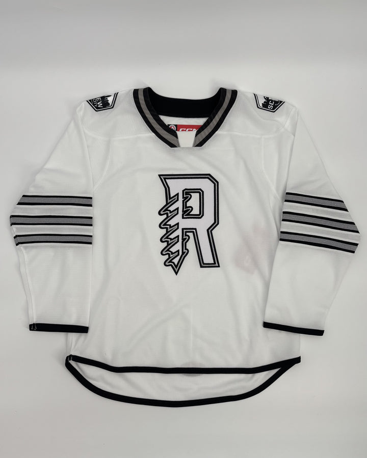 Rockford IceHogs Youth White Screw City CCM Jersey