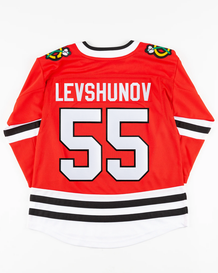 Youth Chicago Blackhawks Artyom Levshunov Home Premier Jersey