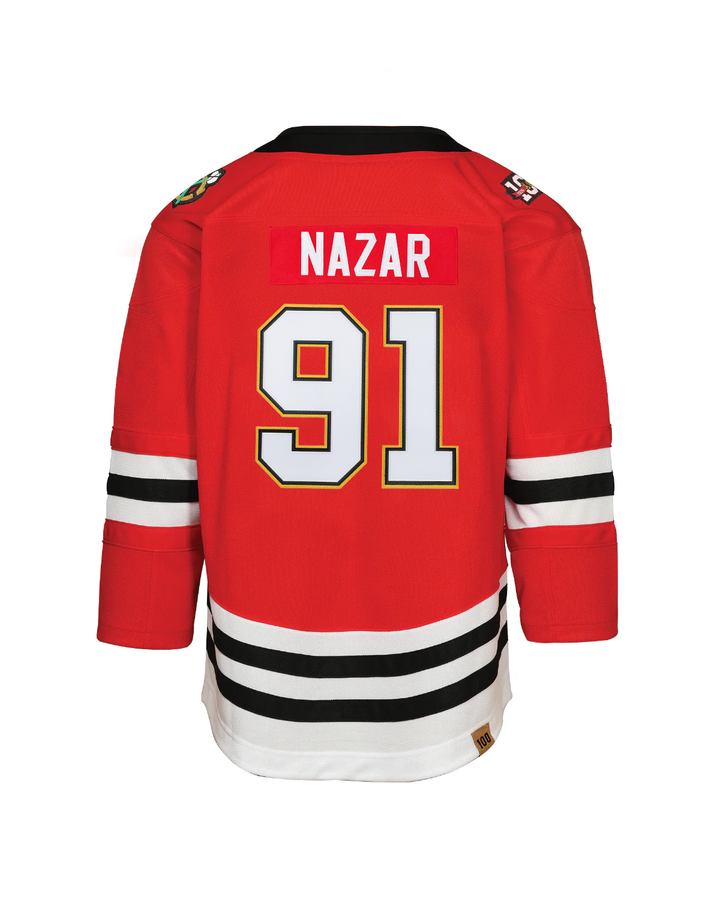 Youth Chicago Blackhawks Centennial Frank Nazar Premier Jersey