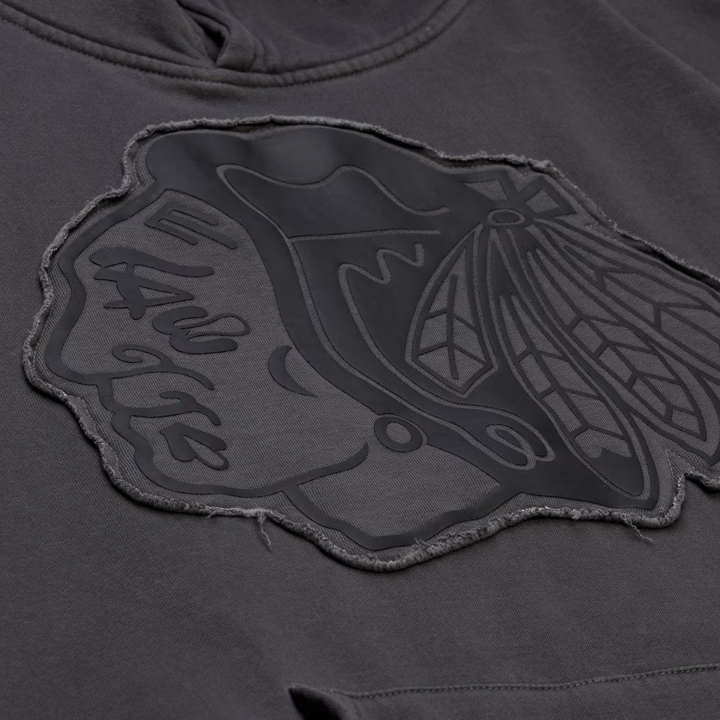 Mitchell & Ness Chicago Blackhawks Charcoal Downtown Hoodie