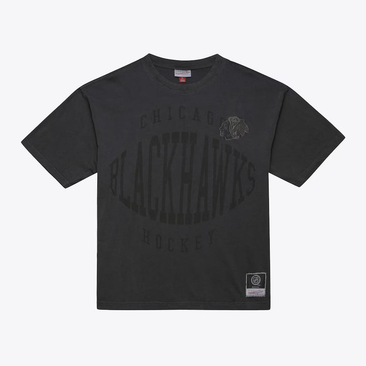 Mitchell & Ness Chicago Blackhawks Charcoal Downtown T-Shirt