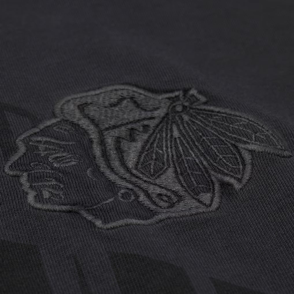 Mitchell & Ness Chicago Blackhawks Charcoal Downtown T-Shirt