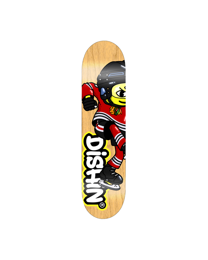 DISHIN x Chicago Blackhawks Skateboard Deck