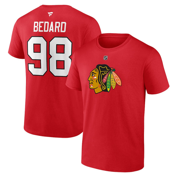 Fanatics Connor Bedard Chicago Blackhawks Player Tee
