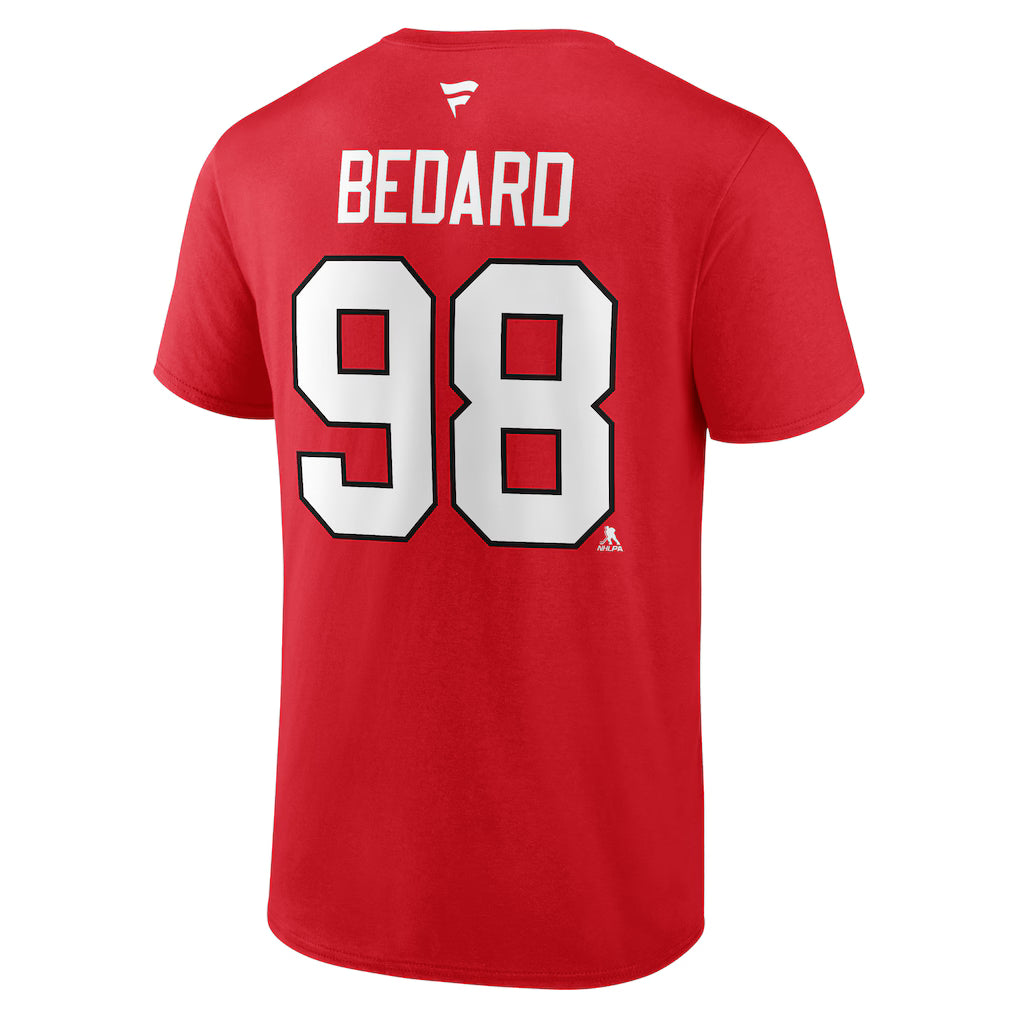 Fanatics Connor Bedard Chicago Blackhawks Player Tee