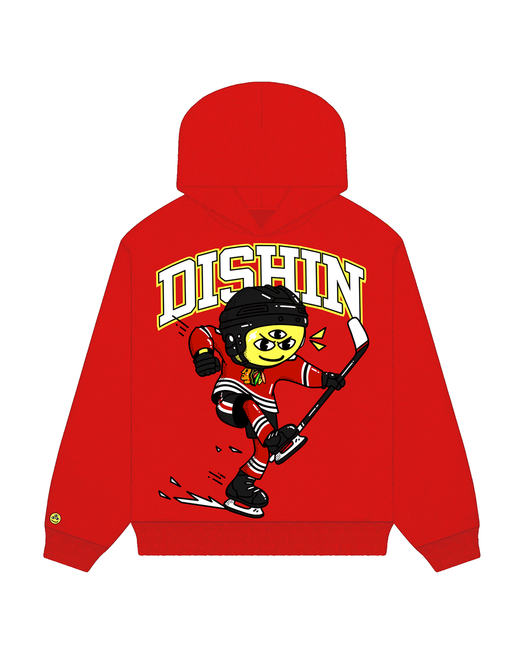 DISHIN x Chicago Blackhawks Oversized Smiley Hoodie
