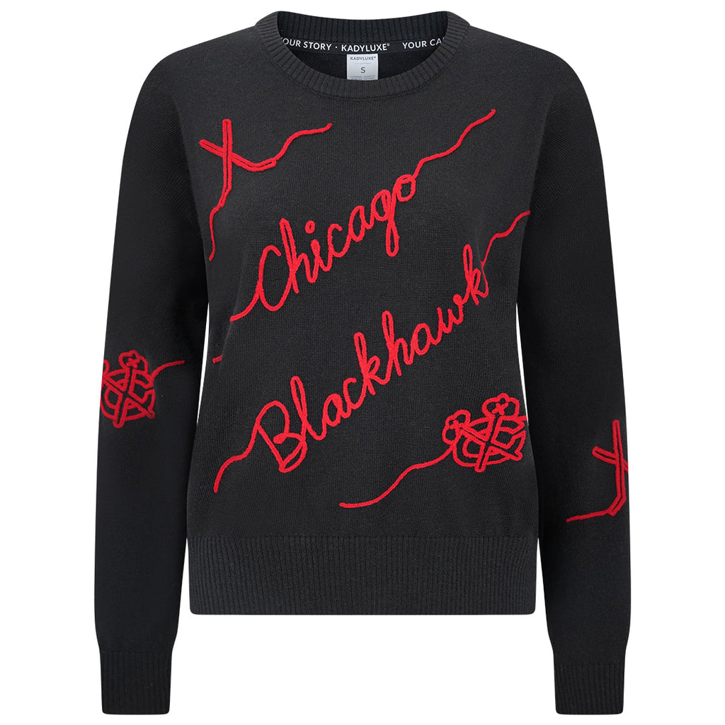 Kadyluxe Chicago Blackhawks Women's Love Letter Sweater – CBH Shop