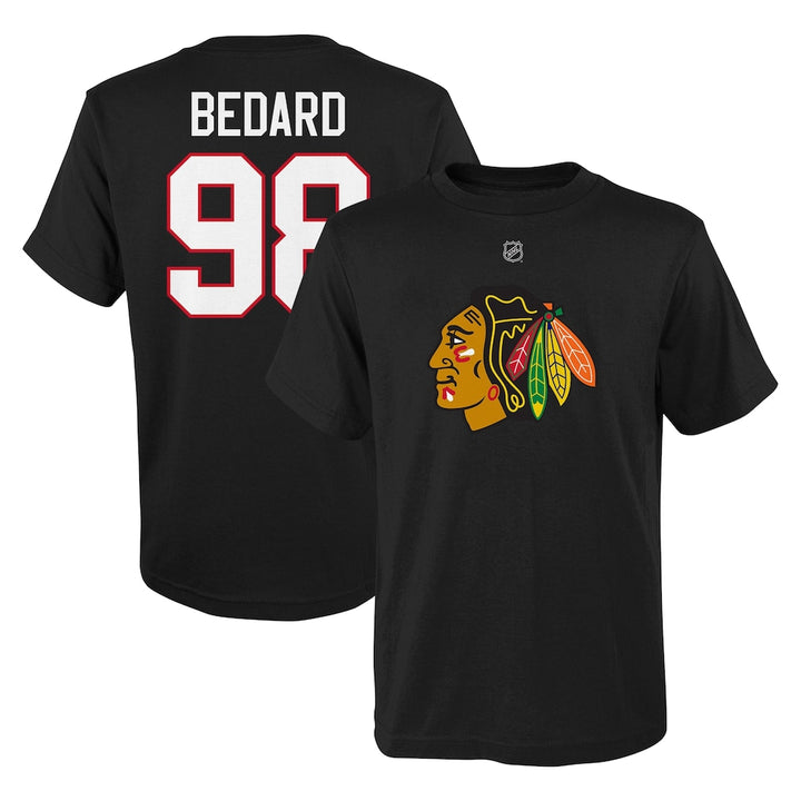 Fanatics Connor Bedard Chicago Blackhawks Youth Player Tee