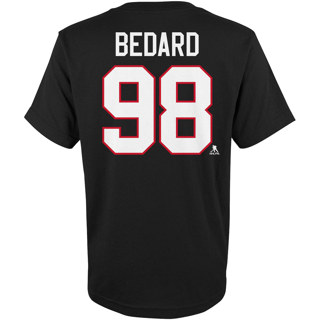 Fanatics Connor Bedard Chicago Blackhawks Youth Player Tee