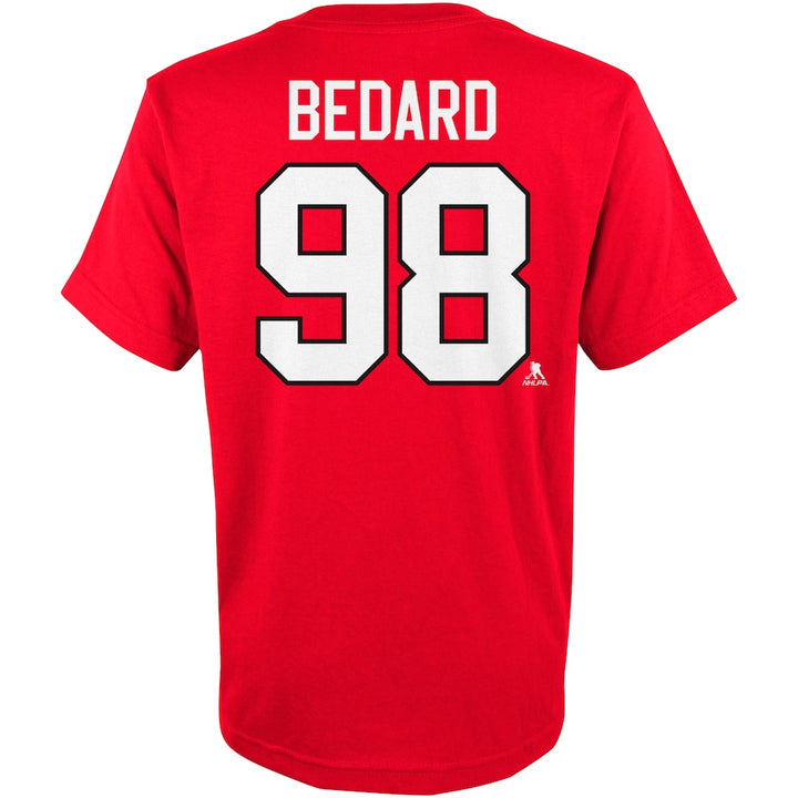Fanatics Connor Bedard Chicago Blackhawks Youth Player Tee