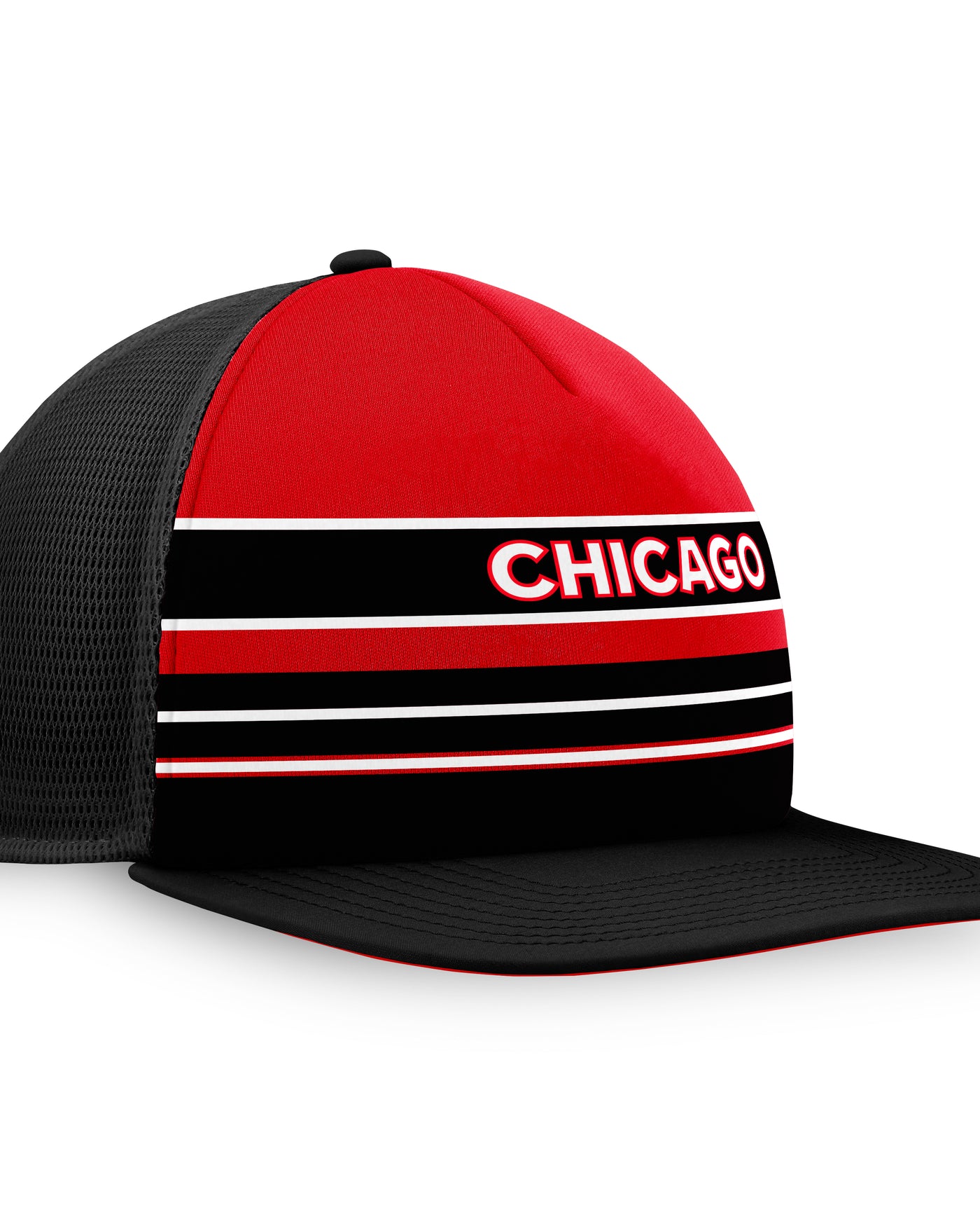Fanatics Chicago Blackhawks 2022 Reverse Retro Foam Front Trucker Hat